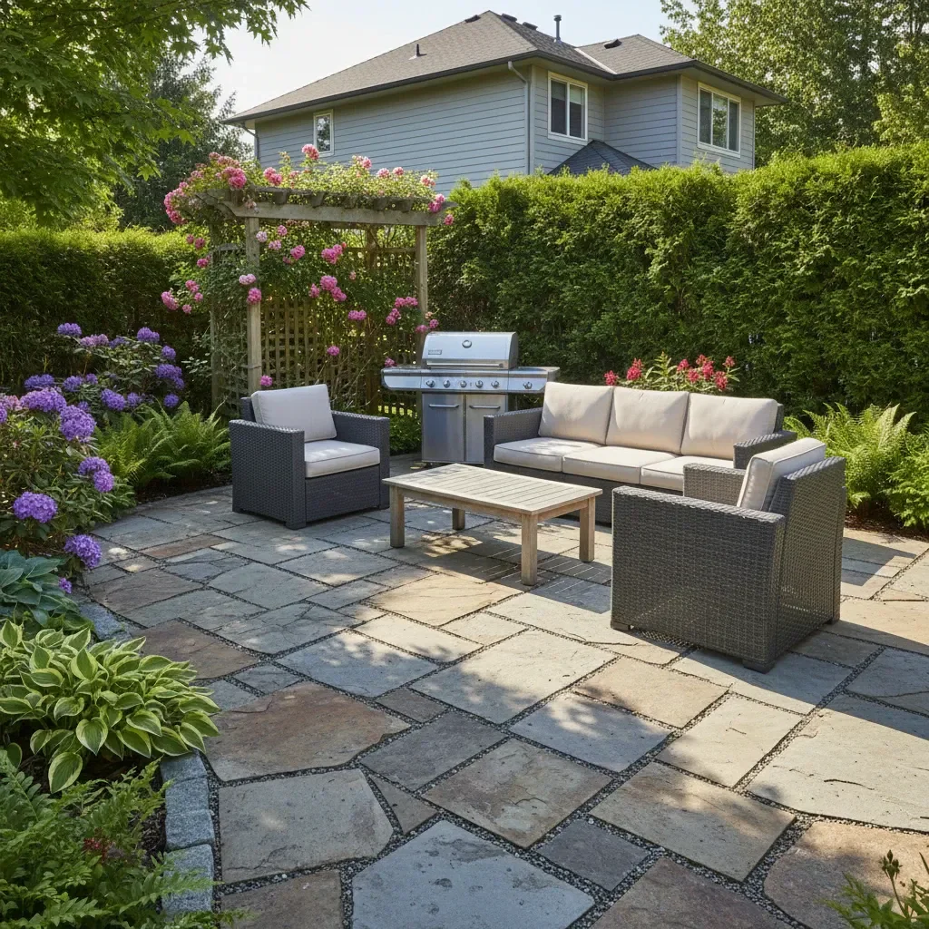 Stone Patio Installation